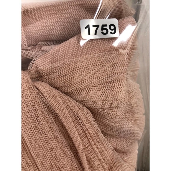 Amsale Aisha Gown Blush Halter Neckline Chiffon US 0 - Picture 12 of 12